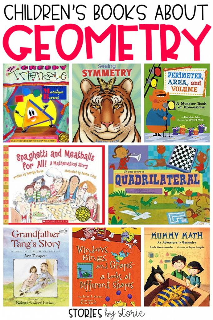 Geometry is all around us in our everyday lives. Whether you are teaching children to identify 2-D and 3-D shapes, explore area and perimeter, or to identify symmetry, picture books can help! Here are some great children’s books about geometry.