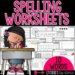 Spelling Worksheets for 10 Words