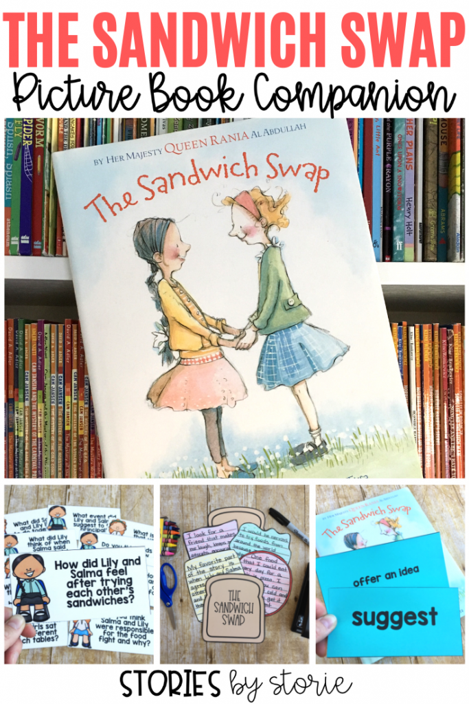 This picture book companion for The Sandwich Swap contains comprehension questions, a sequencing activity, vocabulary cards, graphic organizers, and a sandwich craft & writing booklet.