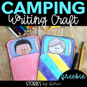 Whether you camp in the great outdoors or in a backyard tent, there are bound to be memories made. This camping craft is a great way for kids to write about camping. You can find a list of camping-themed books to pair with this camping craft, too!
