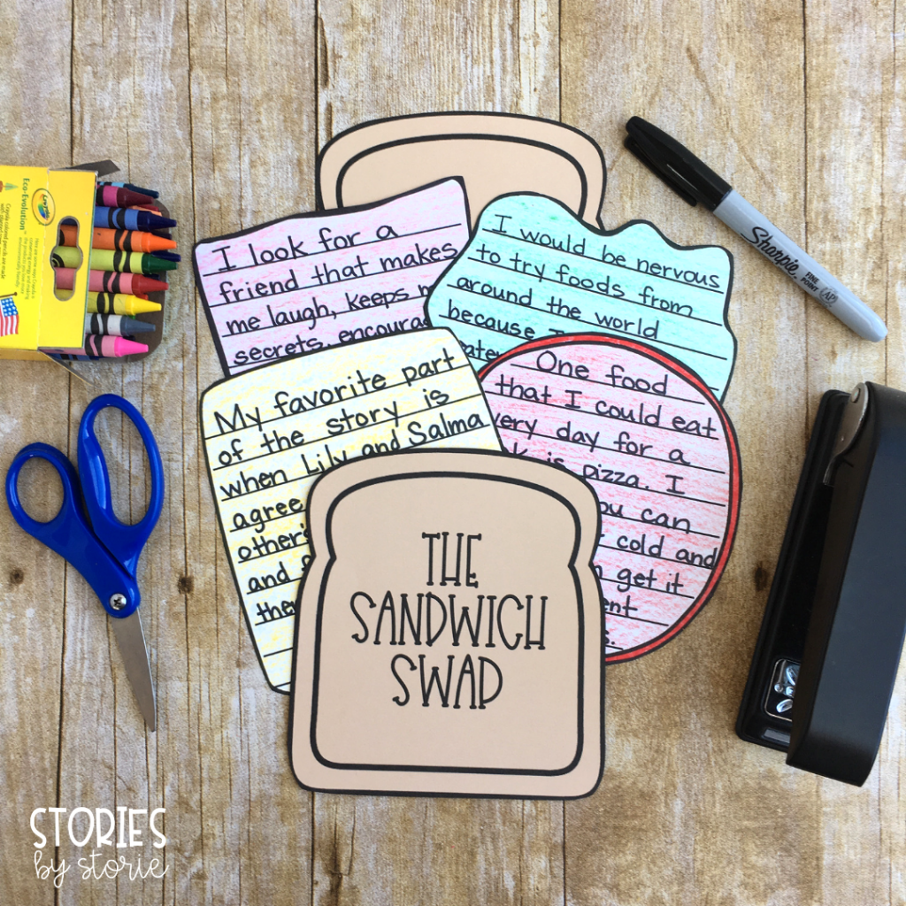 The Sandwich Swap is a great book to share when you head back to school. Students can write about the book's message with this sandwich craft.