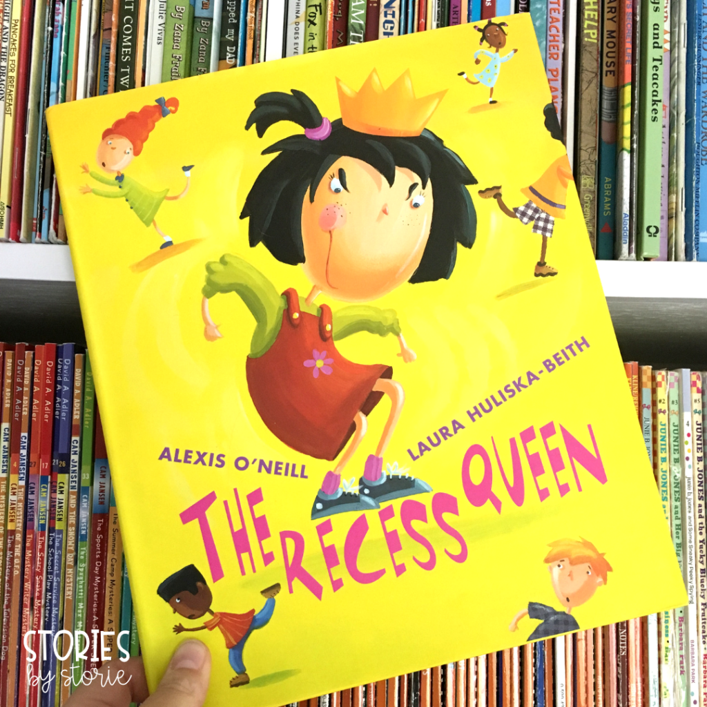 At the beginning of the year, it is important to establish your expectations, routines, and procedures. This includes the playground. The Recess Queen is a great book to help start a conversation with your students.