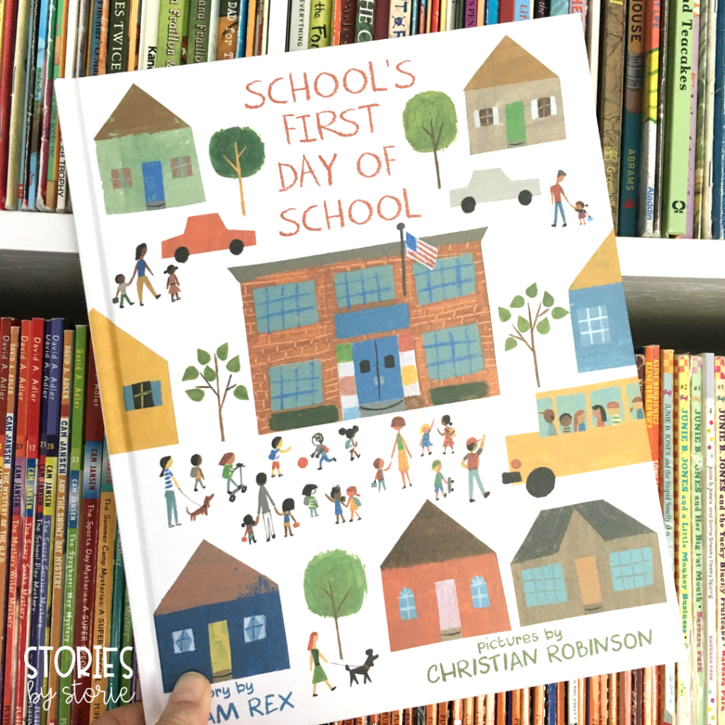 School's First Day of School by Adam Rex is a great story to share at the beginning of the school year. This story can help start a discussion about how students feel about the first day of school.