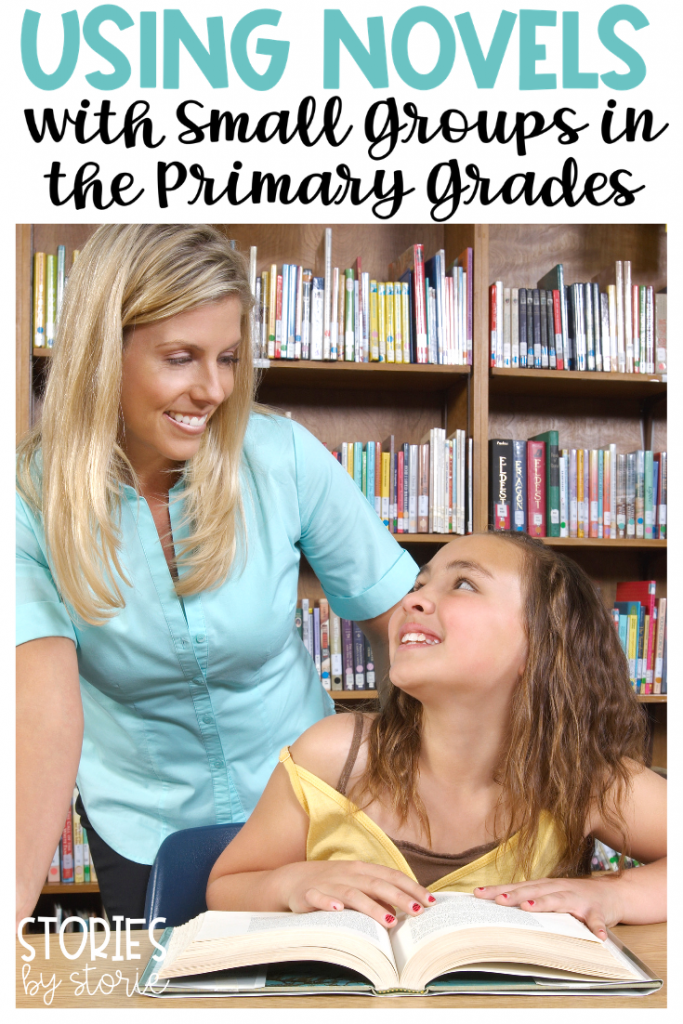 Have you thought about using novels with small groups, but aren't sure where to start? It is definitely possible to do so in the primary grades! Here's how I got started using chapter books with my second graders during my small group time.
