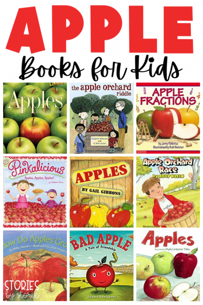 School is back in session and fall is right around the corner. This is the perfect time to learn all about apples. Here are some great apple books for kids. This list includes both fiction and nonfiction titles.
