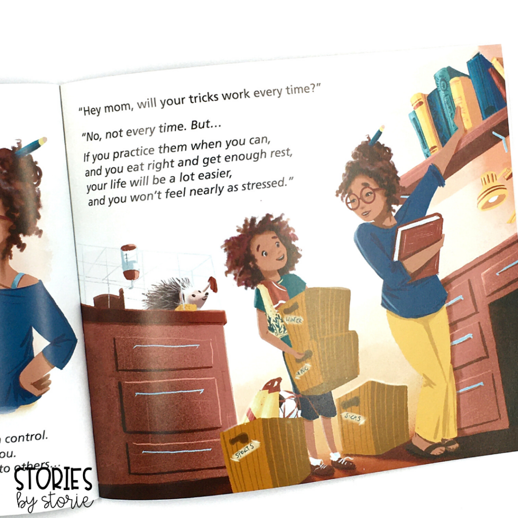 I'm Stretched by Julia Cook takes a look at the types of stress children face and strategies for dealing with that stress. 