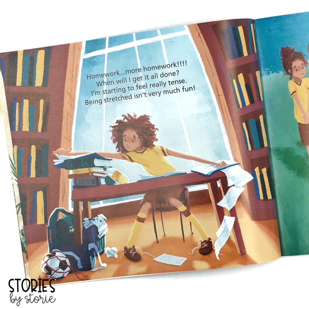 I'm Stretched by Julia Cook takes a look at the types of stress children face and strategies for dealing with that stress. 