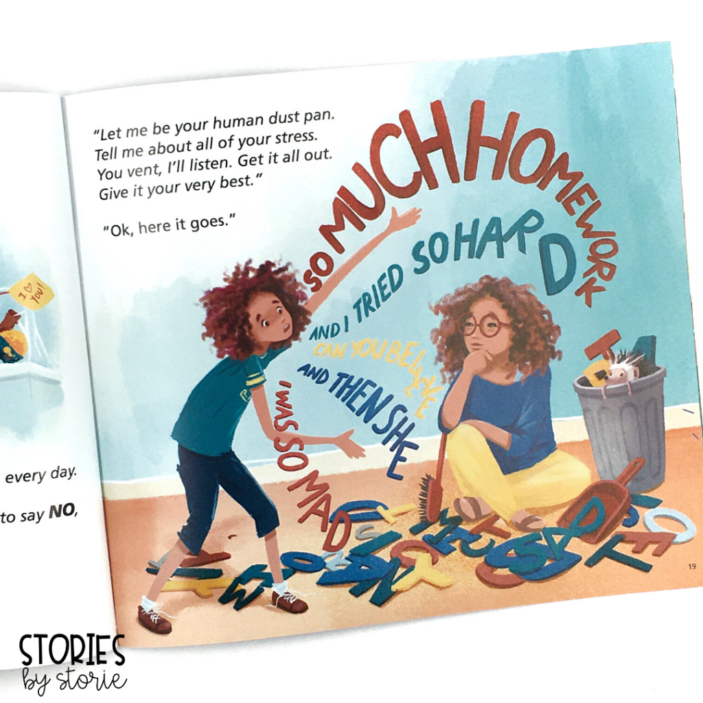 I'm Stretched by Julia Cook takes a look at the types of stress children face and strategies for dealing with that stress. 