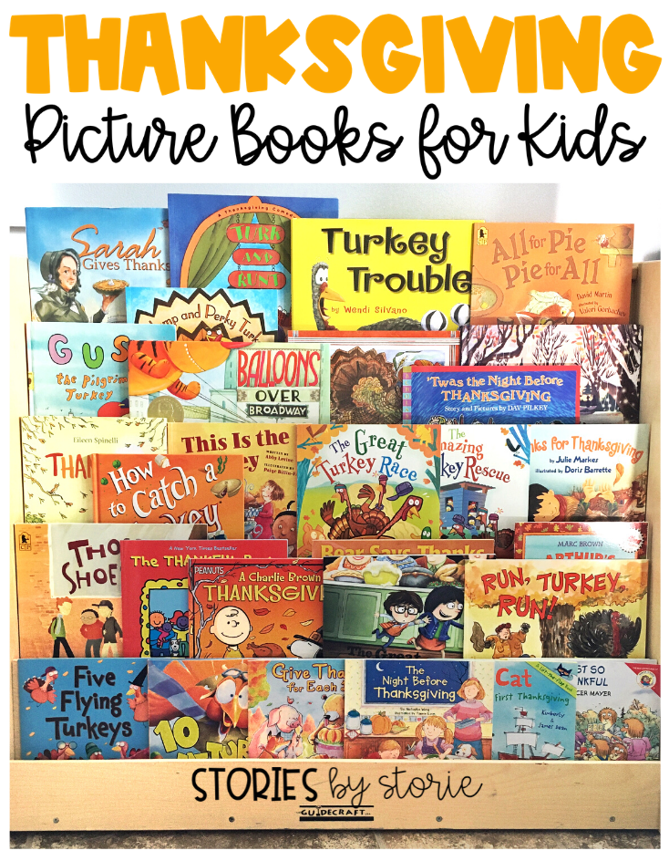 I love having special books on display for holidays and themes in the classroom. Thanksgiving is no exception, but I used to have a pretty sad and bare shelf.  That has all changed over the past few years thanks to Scholastic Book Club flyers and recommendations from friends on social media. Here are some great Thanksgiving picture books to share in the classroom.
