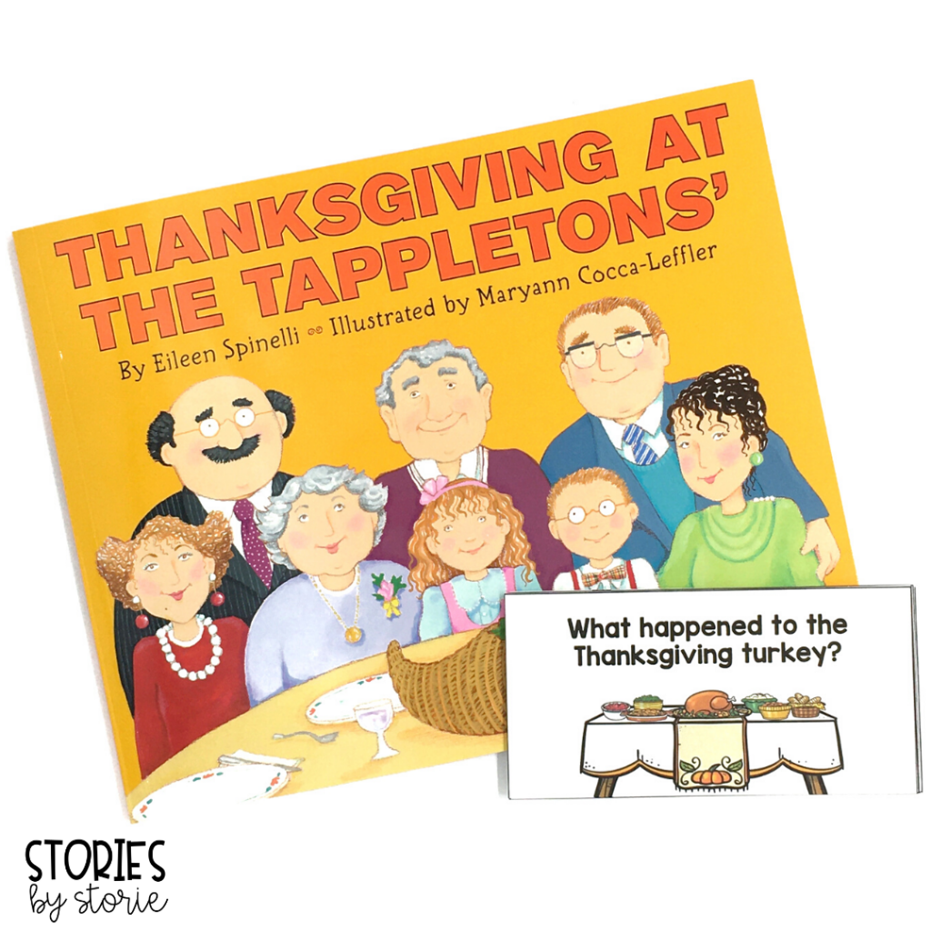 These 12 comprehension questions will help guide your students through the story, Thanksgiving at the Tappletons'. There is also an option for students to answer these questions in writing.