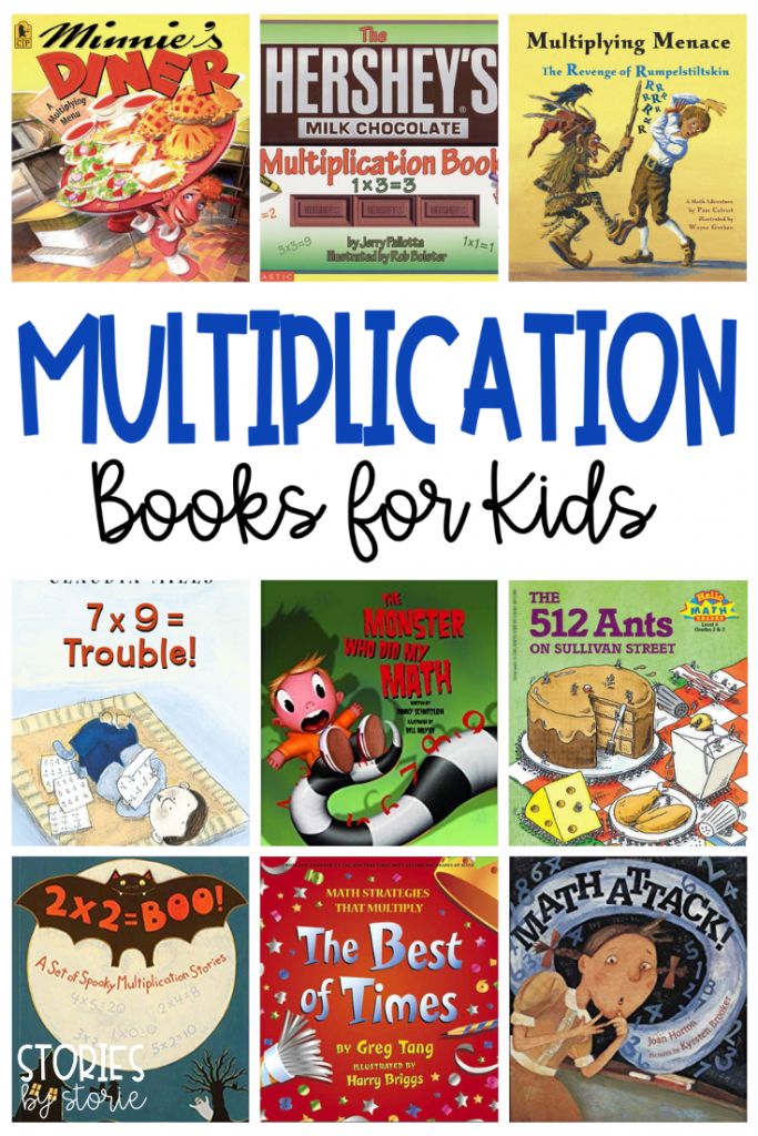  Here are some great multiplication books for kids. Whether you are teaching equal groups, repeated addition, arrays, or just trying to help students understand multiplication, children's books are a great way to bring math concepts to life. 