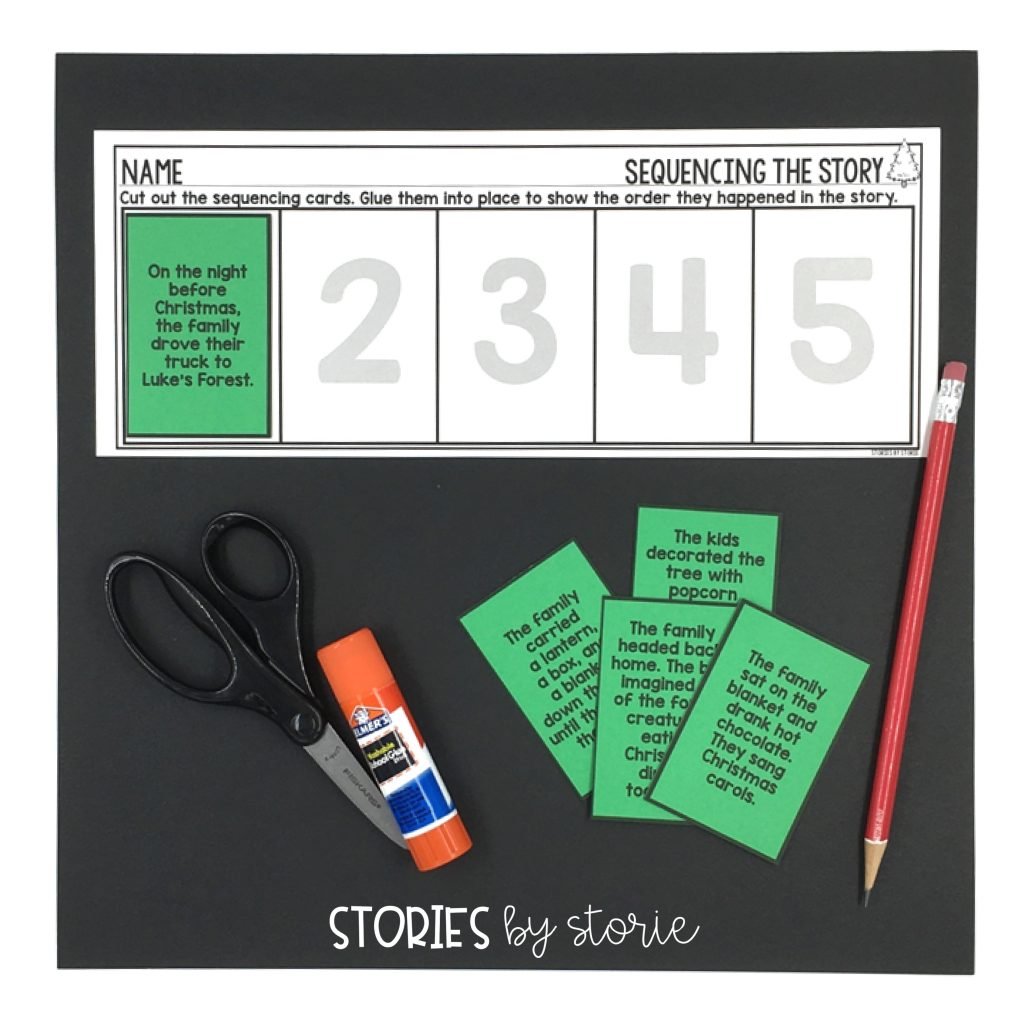 After reading Night Tree by Eve Bunting, students can put the story back together with this sequencing activity.