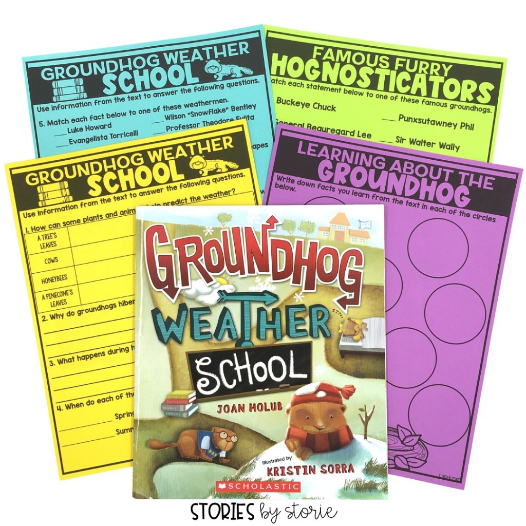 This mini book companion for Groundhog Weather School by Joan Holub contains questions, matching activities, and a graphic organizer to help guide your students through the text.