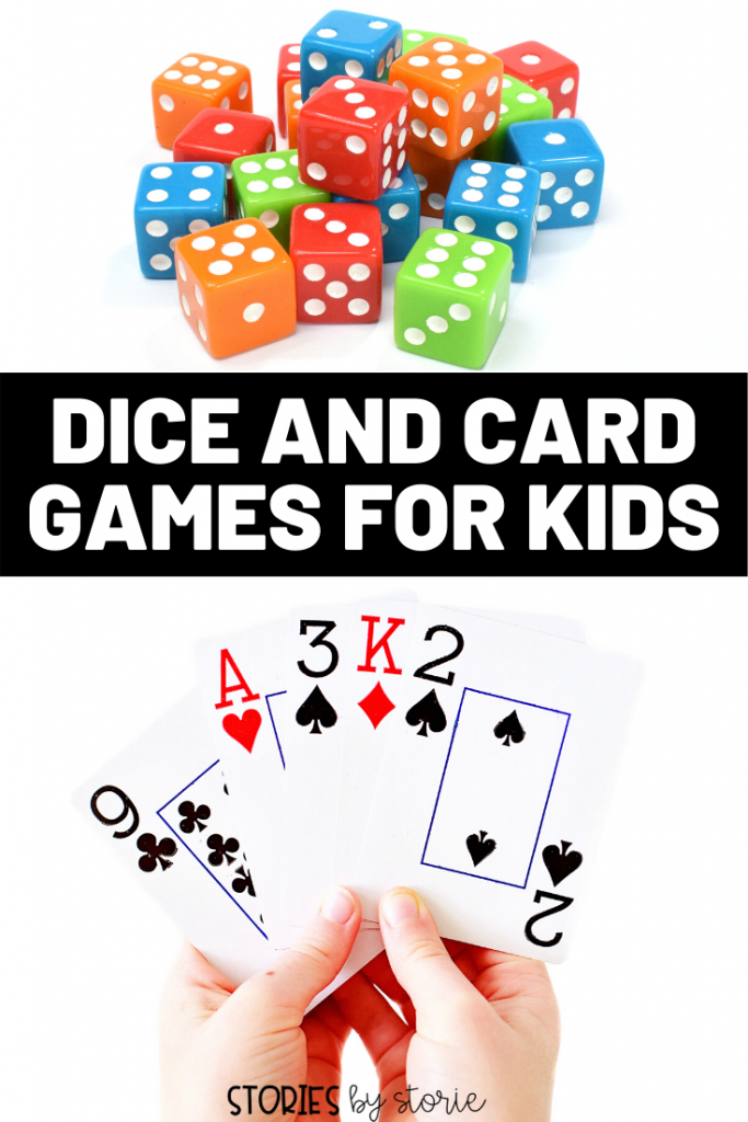One of our favorite things to do as a family is play games. Playing games is not only fun, but games can be educational, too. Kids can work on math skills, strategic thinking, taking turns, sportsmanship, and more! Here are some of our family's favorite dice and card games that I think your kids will love! Who knows, you might even find a new favorite for the classroom, too.