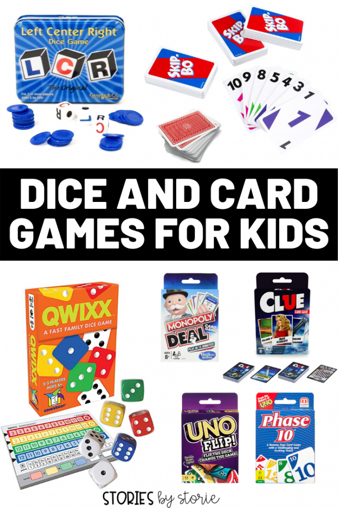 Are you looking for some dice and card games that your kids will love? I'm sharing some of our family favorites!