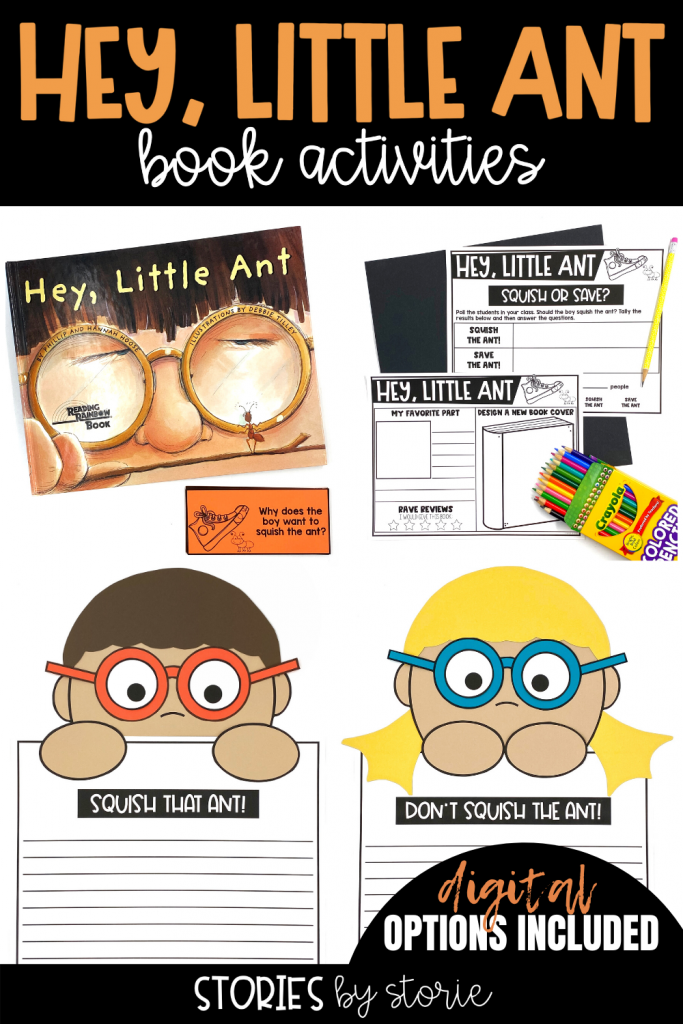 Hey, Little Ant by Phillip and Hannah Hoose is a great picture book to share with your students when teaching point of view or opinion writing. I want to share several activities you can pair with this book.