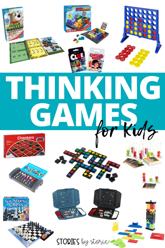 When kids play logic or strategy games, they are developing critical thinking skills. They find patterns, predict outcomes, and make on-the-spot decisions. This is great exercise for the brain. Here are some of our favorite games that build thinking skills. Many of these games could be used in the classroom, too!