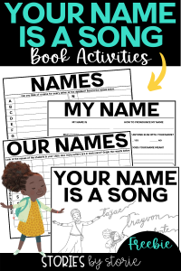 Your Name is a Song by Jamilah Thompkins-Bigelow and Luisa Uribe is a celebration that reminds us of the beauty, history, and magic behind names. I want to share a few name activities you can pair with this book. These would be perfect for Back to School activities, but they can be used any time of year.