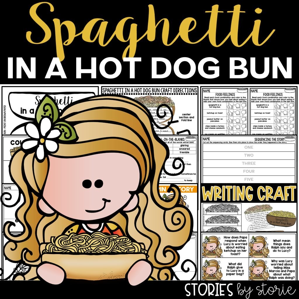 Are you getting ready to read Spaghetti in a Hot Dog Bun? This resource includes a fun writing craft, comprehension activities, and vocabulary practice to pair with the book.