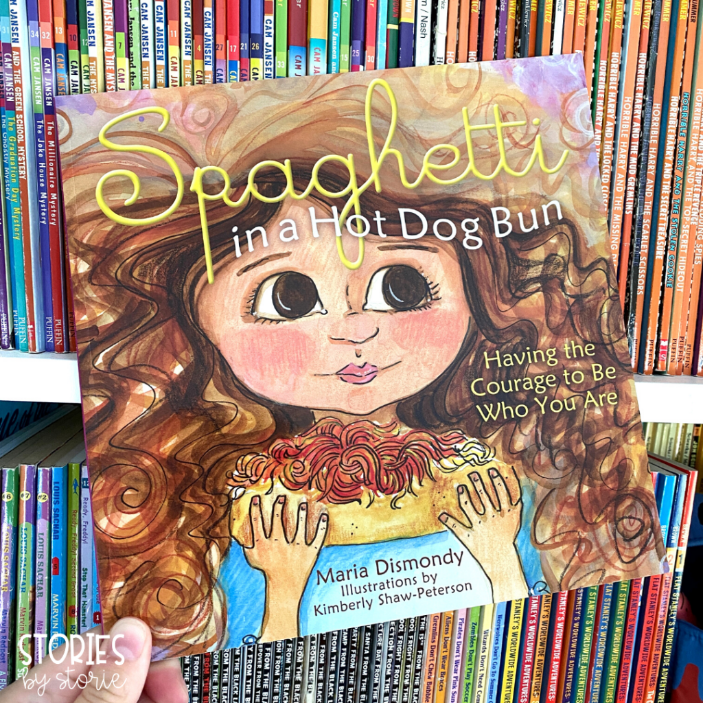 Spaghetti in a Hot Dog Bun is a great story about a young girl named Lucy who learns to embrace her differences while facing a boy named Ralph who does not make this easy.