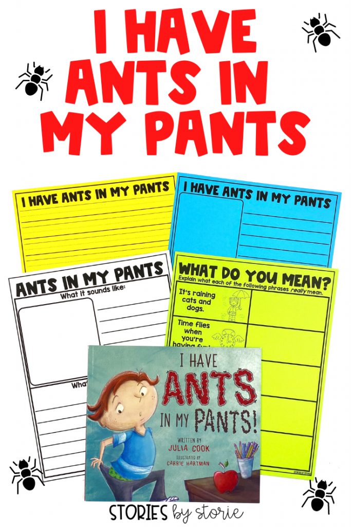 I Have Ants in My Pants by Julia Cook is about a boy who can't sit still no matter how hard he tries. This book includes helpful tips for teachers and parents. I have a few activities you can pair with this book, too!