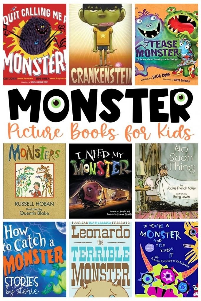 Monsters don't have to be scary! Here are some of our favorite monster books for kids. Many of these monsters are silly, lovable, and sweet!