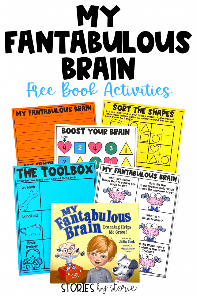 My Fantabulous Brain by Julia Cook introduces students to the tools and strategies needed to help make their brains stronger. Here are several free activities you can pair with this book.
