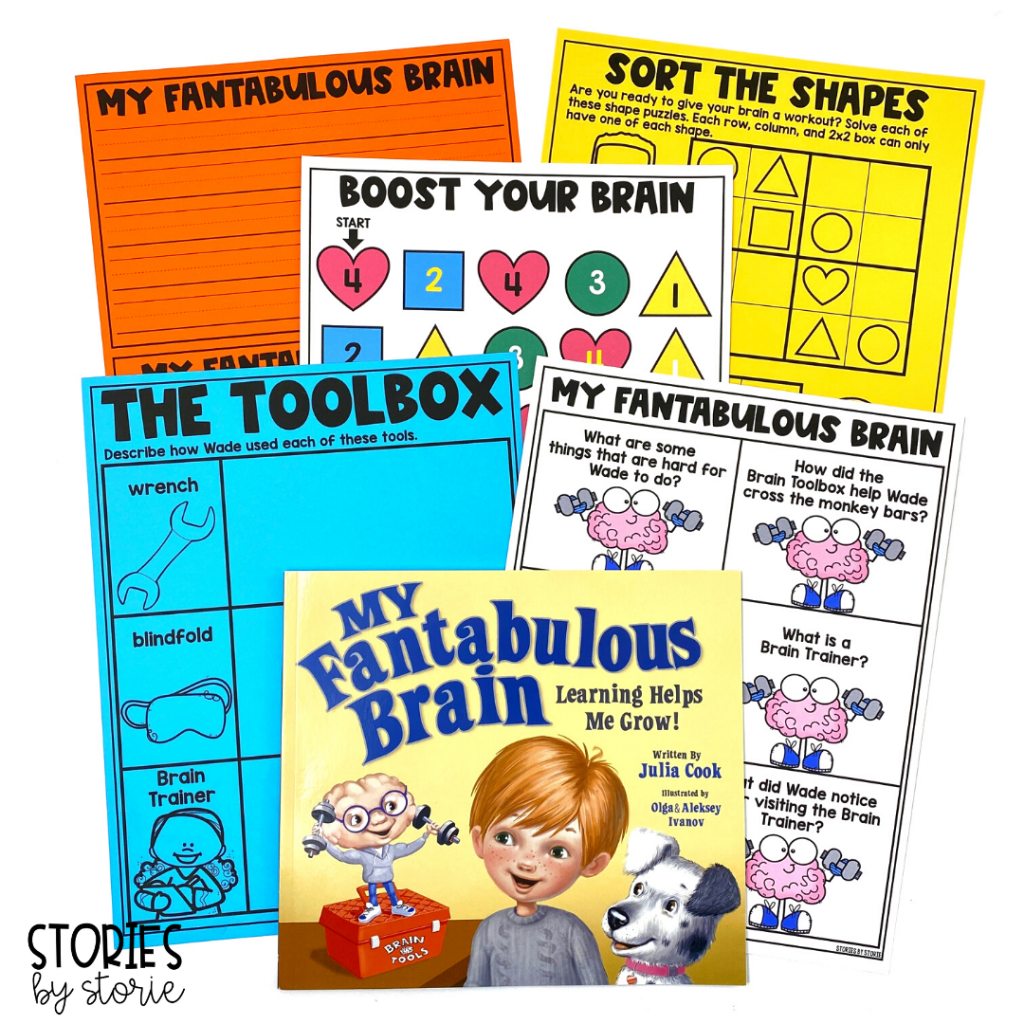 Here are several activities you can pair with My Fantabulous Brain by Julia Cook.