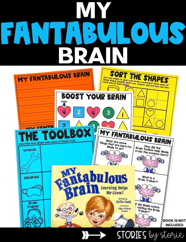Here are several activities you can pair with My Fantabulous Brain by Julia Cook.