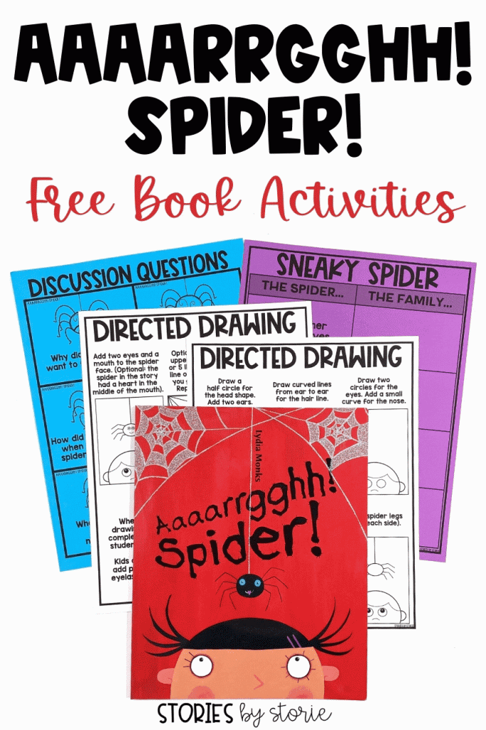 Aaaarrgghh! Spider! is a short and sweet story about a spider who finds a family. Here are a few activities you can pair with the book.