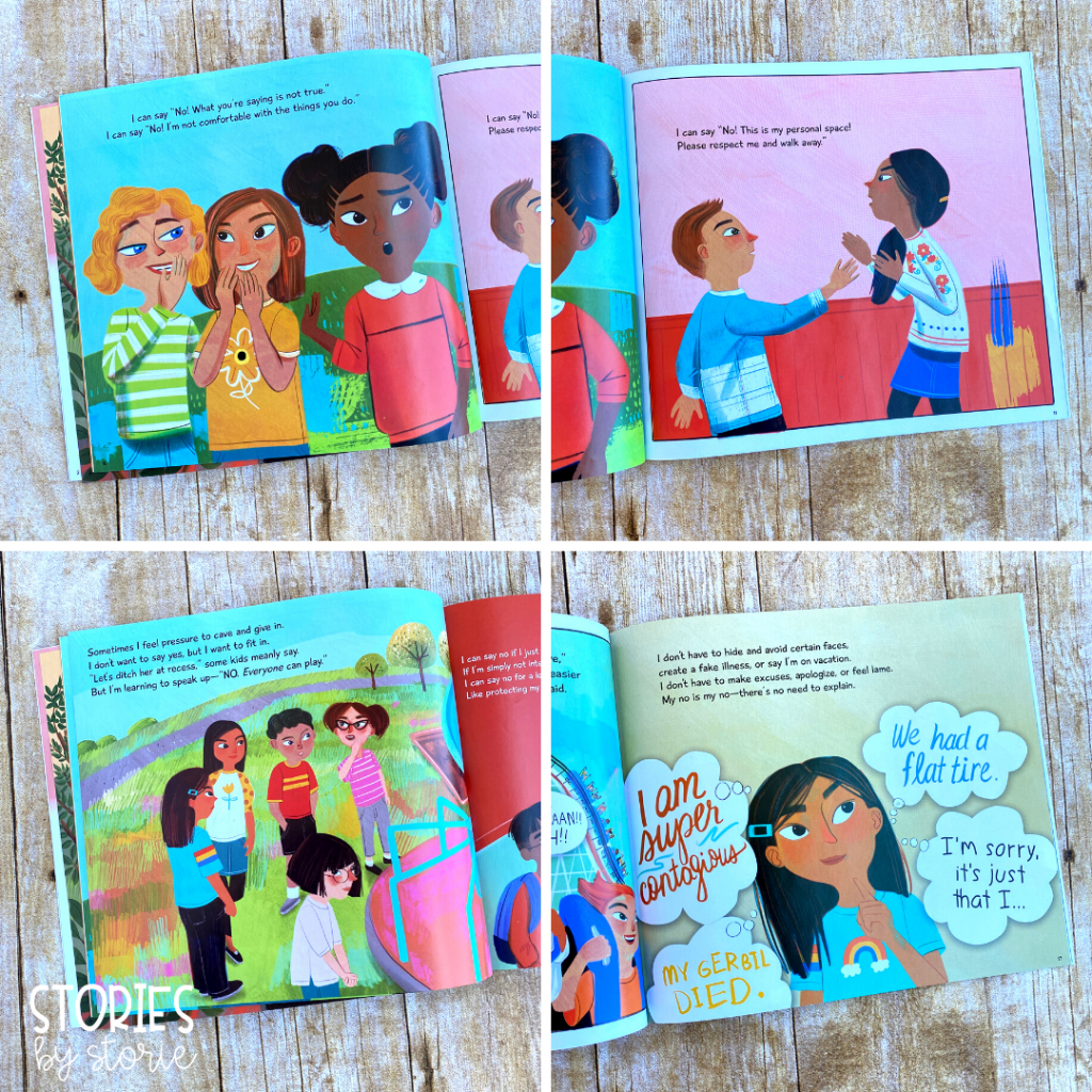 I Can Say No by Jenny Simmons and Kristin Sorra.