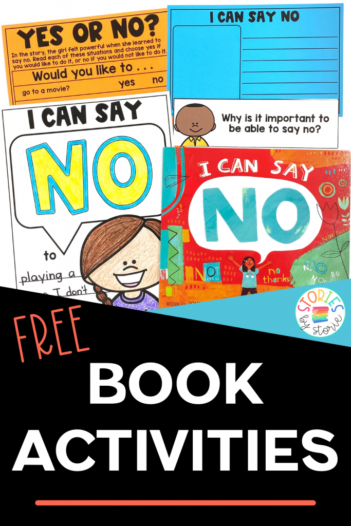 No is a very powerful word, but it isn't always easy to say. Learning to say no is an important step towards setting boundaries and protecting your energy, your beliefs, and your heart. I Can Say No is a great book to show kids that it's okay to say no without feeling guilty. Here are a few activities to pair with this book.