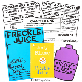 Freckle Juice Activities