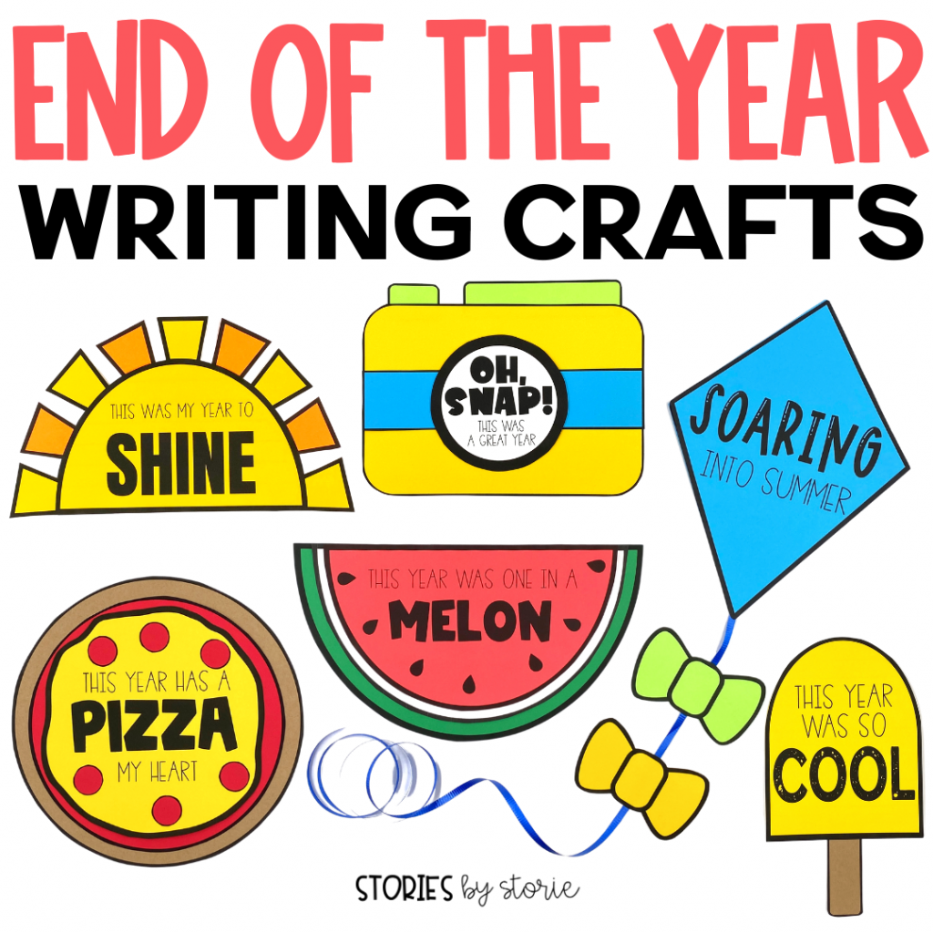 You've spent months teaching, building community, and watching your students grow in many ways. You've worked so hard and now it's time to finish the school year in a fun way with these end of the year writing crafts! These are a great tool to use as students reflect on the school year and get ready for summer break.