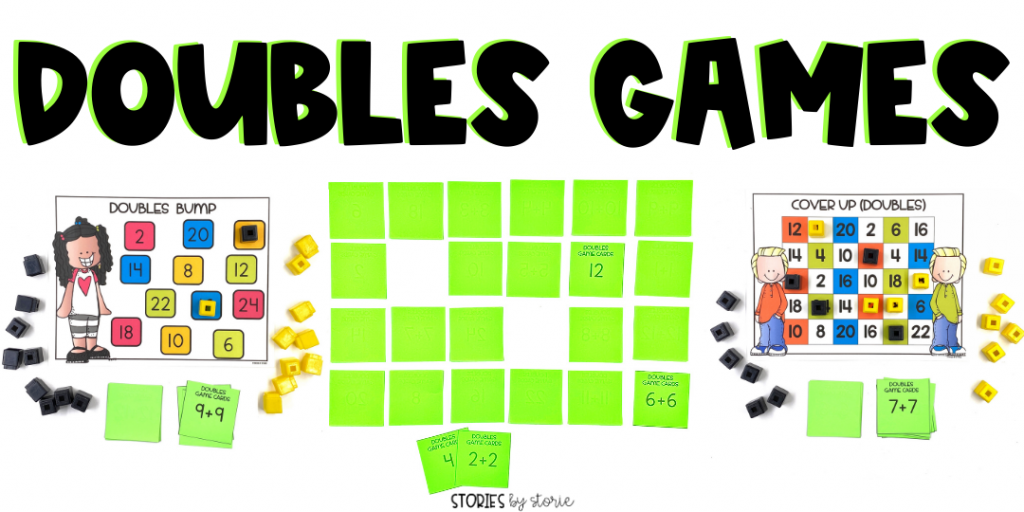 These games allow students to practice doubles while still having fun. The games include Cover Up, Perfect Match, and Doubles Bump. There are options for Doubles +1 and Doubles +2 facts, as well.