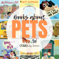 Here are some of my favorite pet books for kids. You'll find books about more traditional pets (dogs, cats, and goldfish), along with some lovable and humorous books about some unexpected pets (sharks, elephants, giraffes, and more).