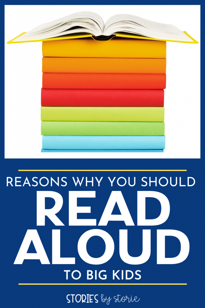 Reading aloud to a child doesn't need to stop once they have outgrown your lap. There are many academic and emotional benefits that come along with reading books to your kids as they get older. Here are several reasons why you should read aloud to big kids.