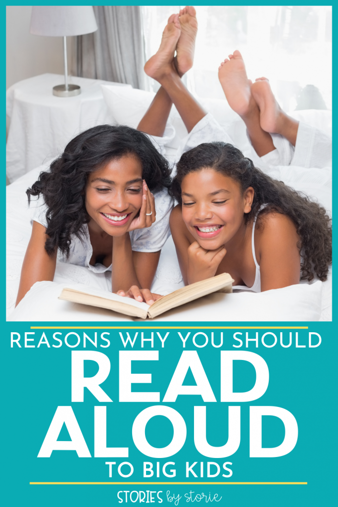 Reading aloud to a child doesn't need to stop once they have outgrown your lap. There are many academic and emotional benefits that come along with reading books to your kids as they get older. Here are several reasons why you should read aloud to big kids.