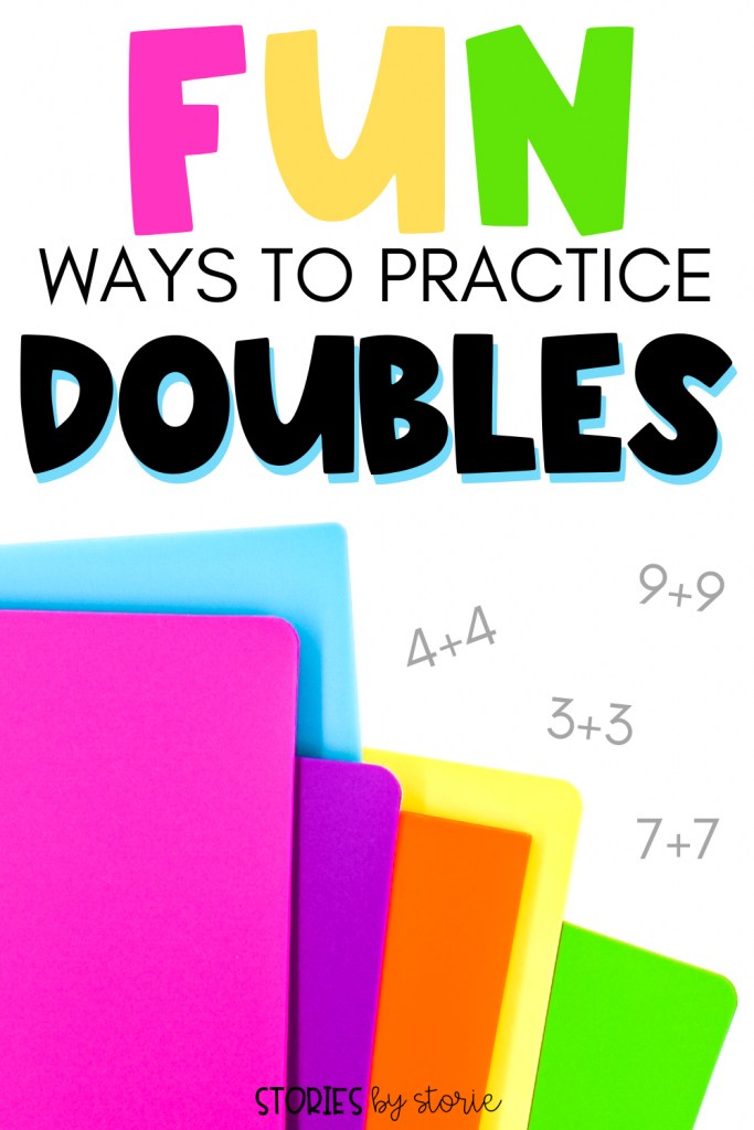 When students have a solid understanding of their doubles facts, it enables them to work on other mental math strategies. In order to do this, kids need many opportunities to practice these math facts. Here are some fun ways to practice doubles.