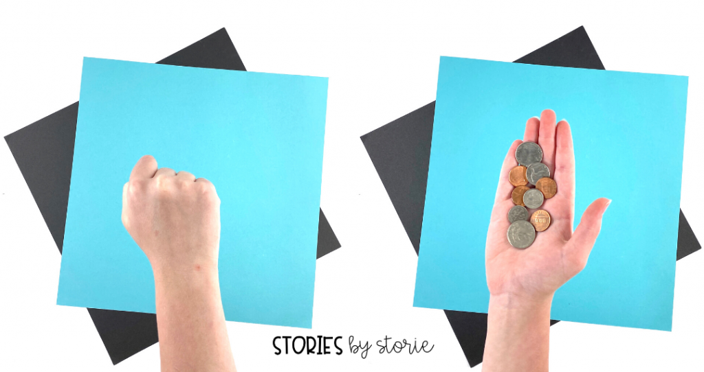 Mystery Coins helps students find different coin combinations for the same total amount.