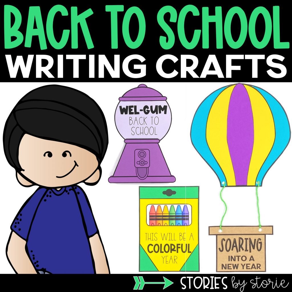 Start the school year in a fun way with these back to school writing crafts! These are a great tool to use as students share their excitement, hopes, and dreams for the upcoming school year.