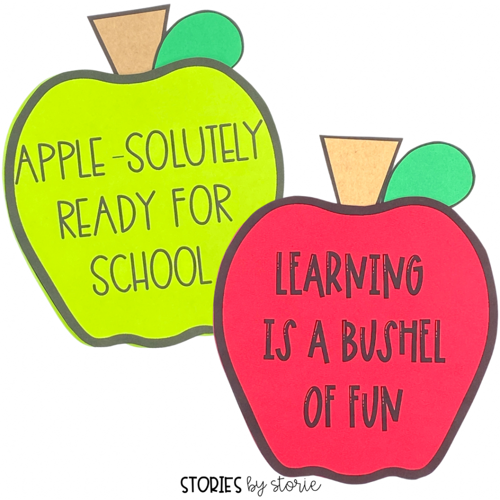 Your students can share about their hopes and dreams for the new school year with this apple writing craft.