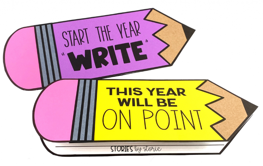 This pencil writing craft is a great way to get students excited about the new school year.