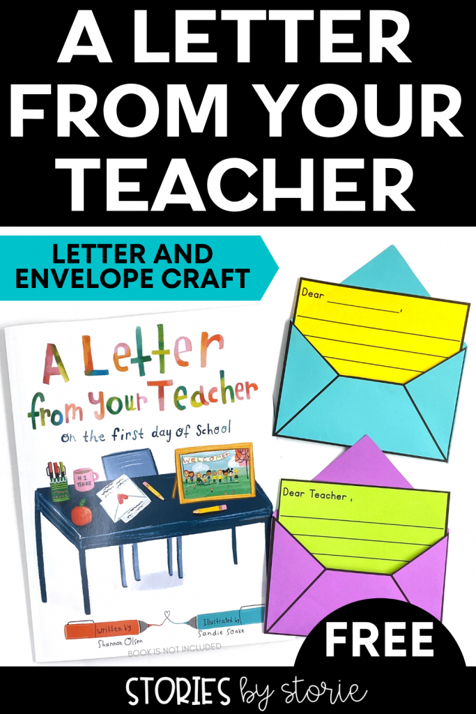 If you're looking for a great book to help set the tone for the new school year, try reading A Letter From Your Teacher on the First Day of School. After reading this book, your students can write a letter to you with this free letter and envelope craft.