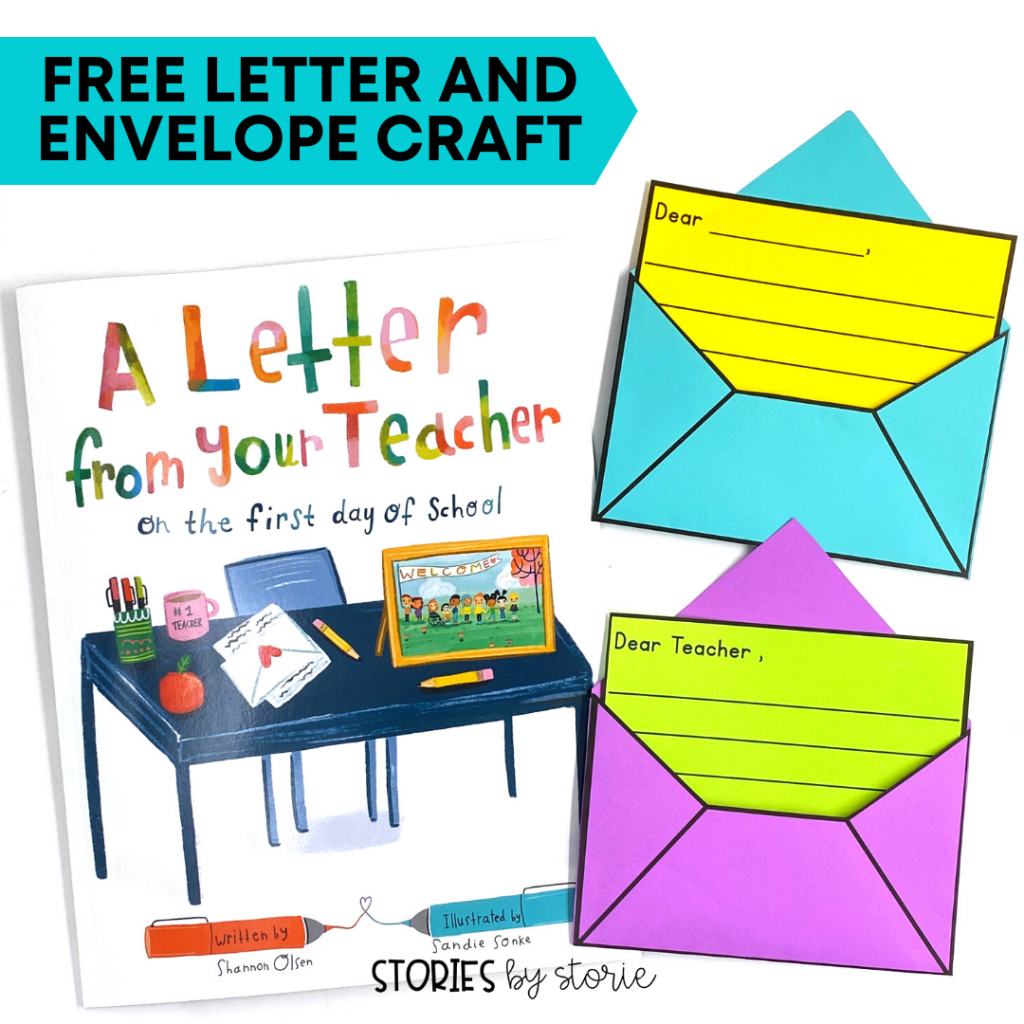 If you're looking for a great book to help set the tone for the new school year, try reading A Letter From Your Teacher on the First Day of School. After reading this book, your students can write a letter to you with this free letter and envelope craft.