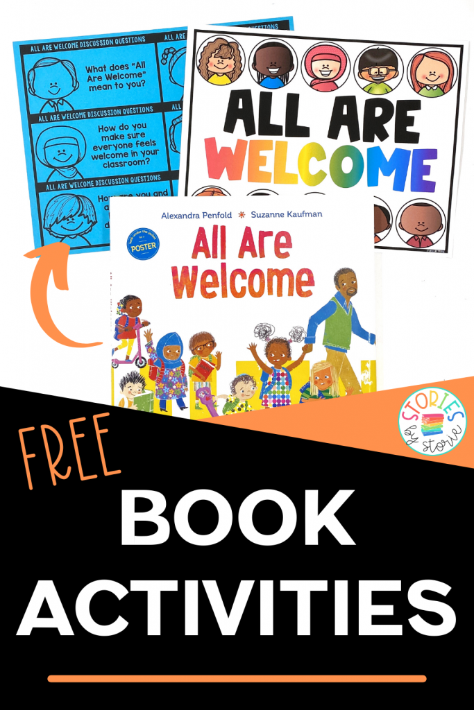 The beginning of the school year is often a combination of excitement, nerves, and possibilities. One of my favorite books to start the year is All Are Welcome. This book lets young children know that no matter what, they have a place, they have a space, they are welcome in their school. Here are a few activities you can pair with this book.