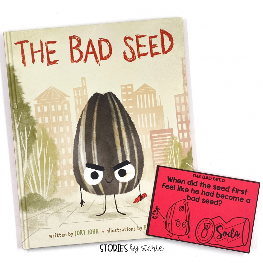 These questions will help guide the discussion as you read The Bad Seed. Students can also respond to these questions in writing. I have a set of questions for each book in The Food Group series by Jory John and Pete Oswald.