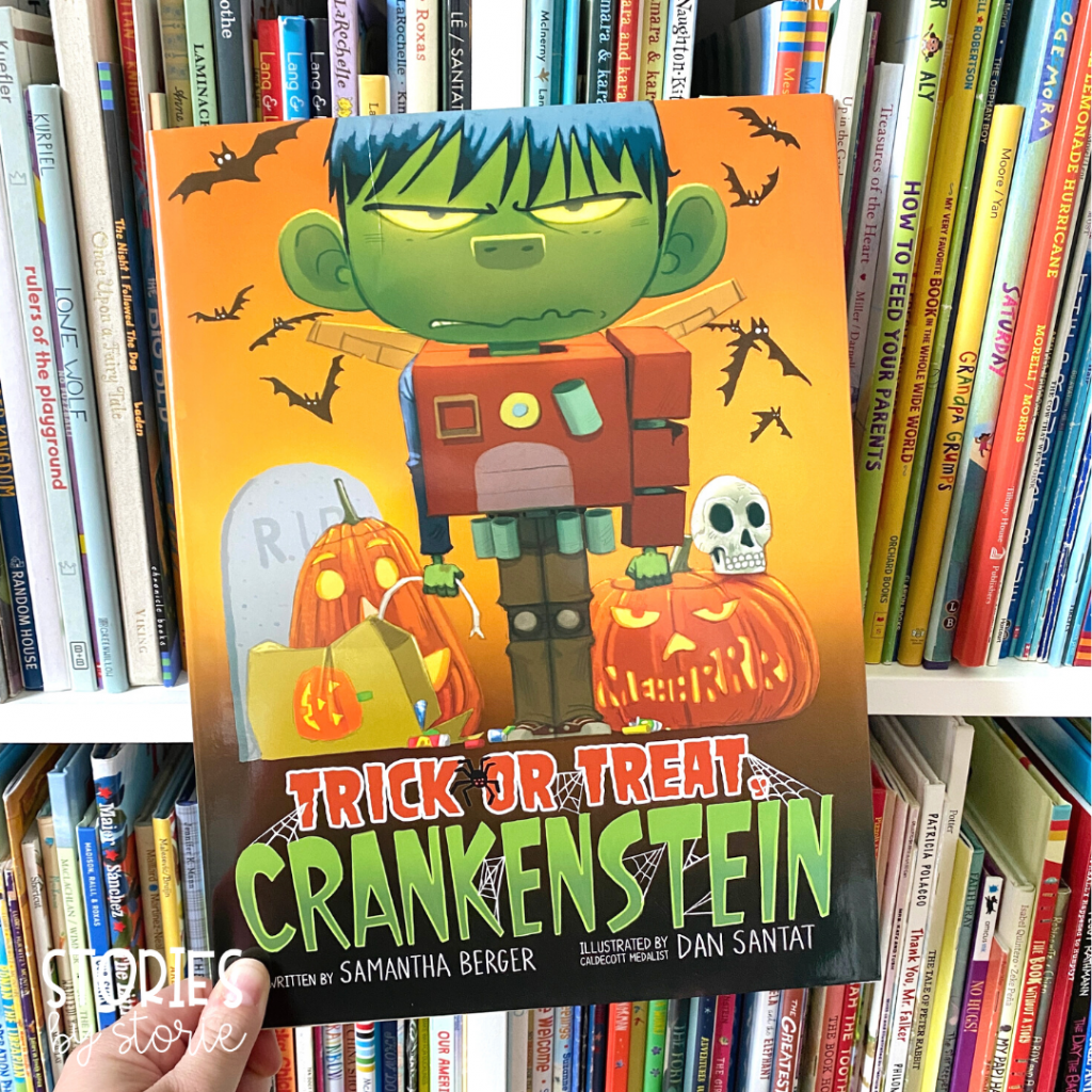 Trick or Treat Crankenstein is a great book to share near Halloween.
