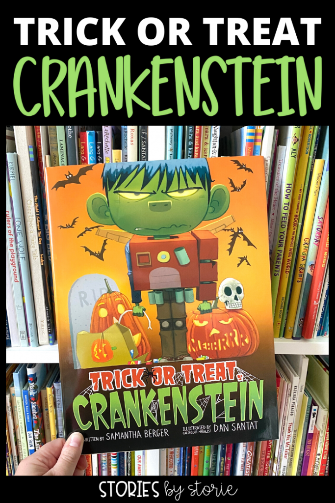 Crankenstein is back in a new story that's perfect to read before Halloween. Here are some activities you can use with Trick or Treat Crankenstein.
