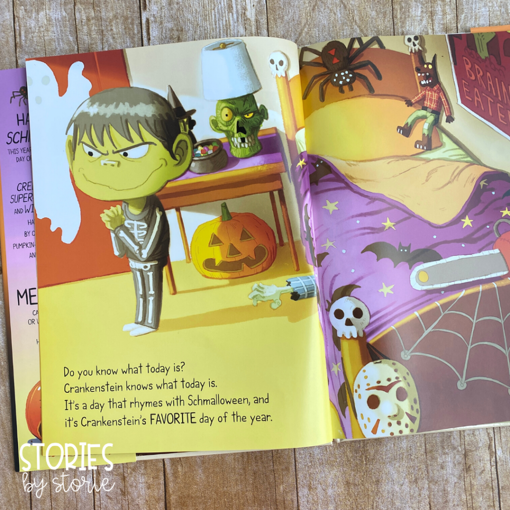 Trick or Treat Crankenstein is a great book to share near Halloween.